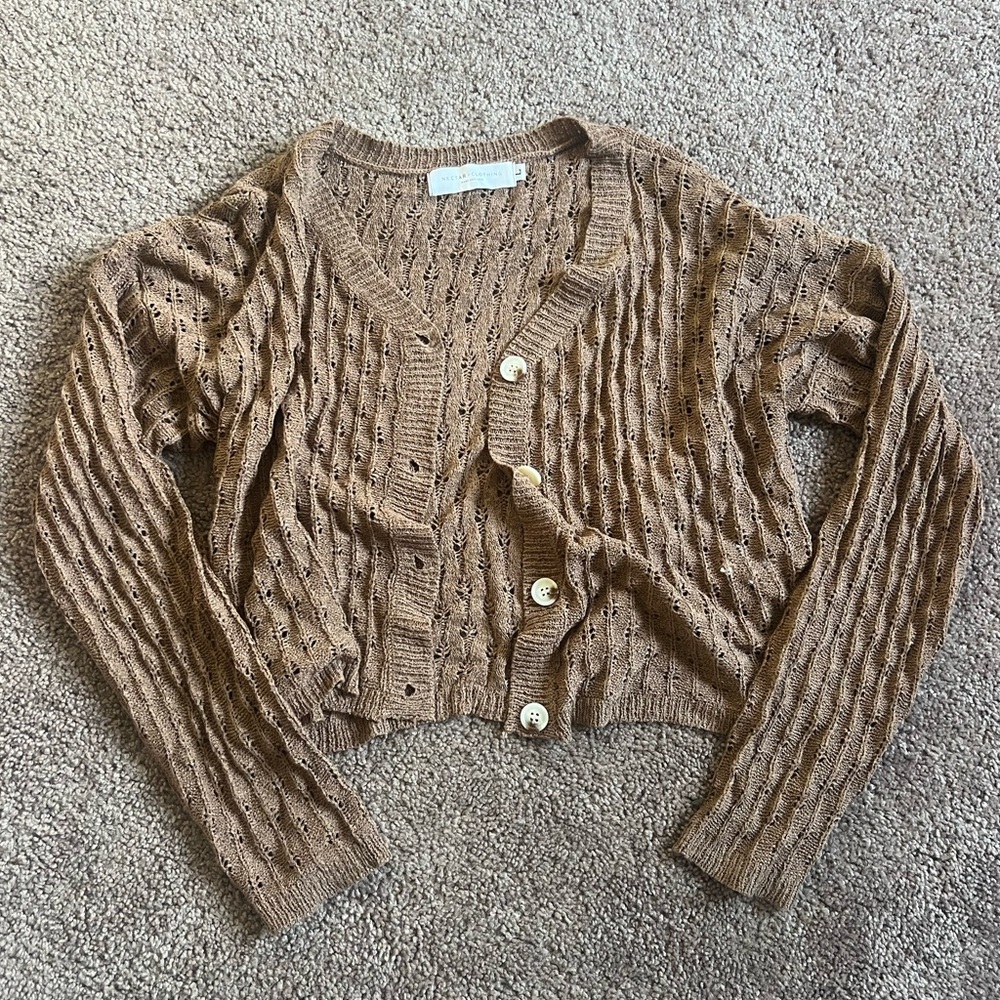 Nectar Light Brown Cardigan
